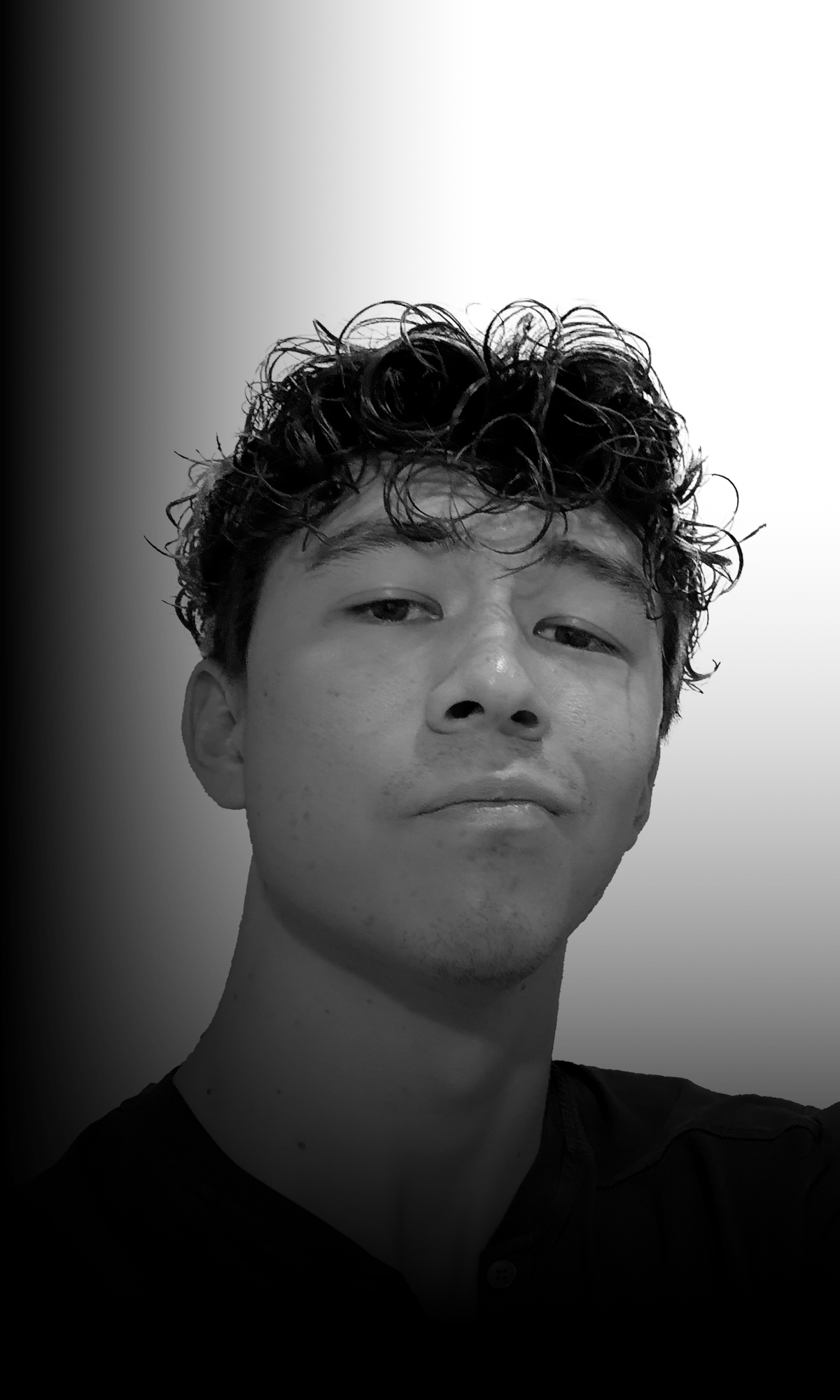 Smiling designer portrait